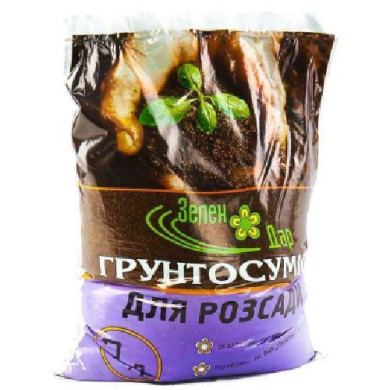 Ґрунтосуміш Зелений Дар - для розсади 7 л